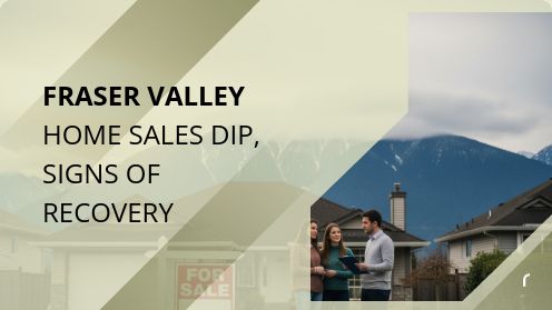 Fraser Valley Home Sales Dip, Signs of Recovery